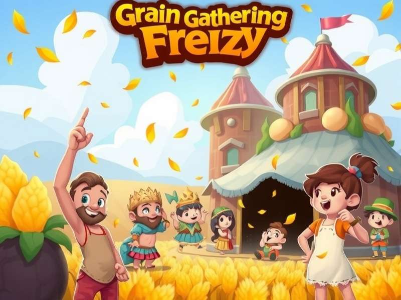 Grain Gathering Frenzy gameplay screenshot